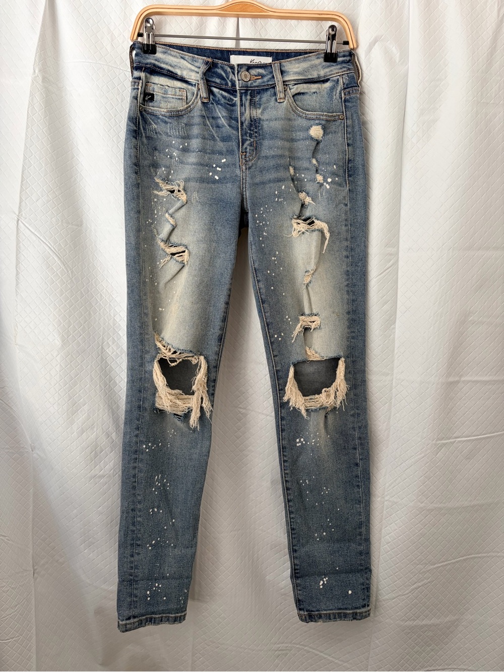 KanCan Light Blue Distressed Skinny Jeans